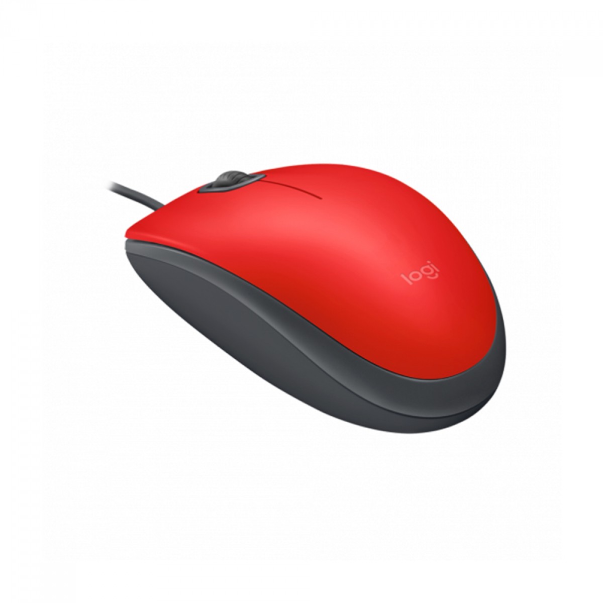 Mouse Logitech M110 Silent, USB, Vermelho, 910-006755