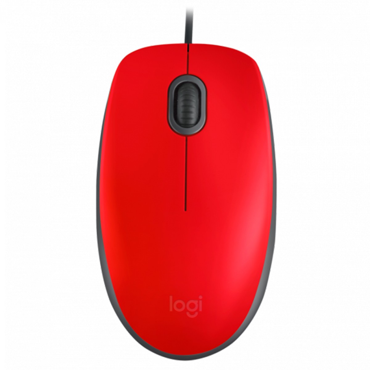Mouse Logitech M110 Silent, USB, Vermelho, 910-006755