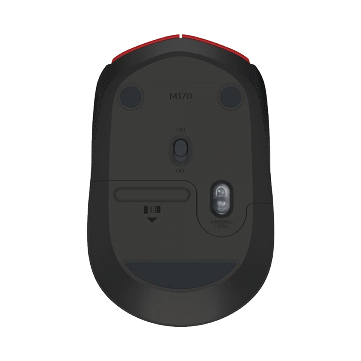 Mouse Logitech, M170 Wireless, Red, 910-004941