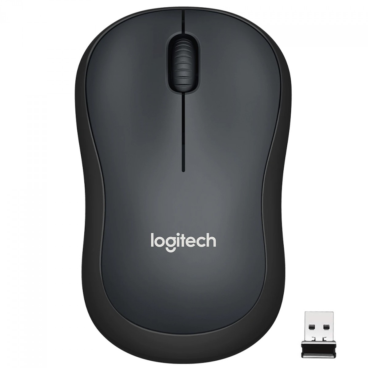 Mouse Logitech M220 Silent, Sem Fio, 1000 DPI, 3 Botões, Preto, 910-007482