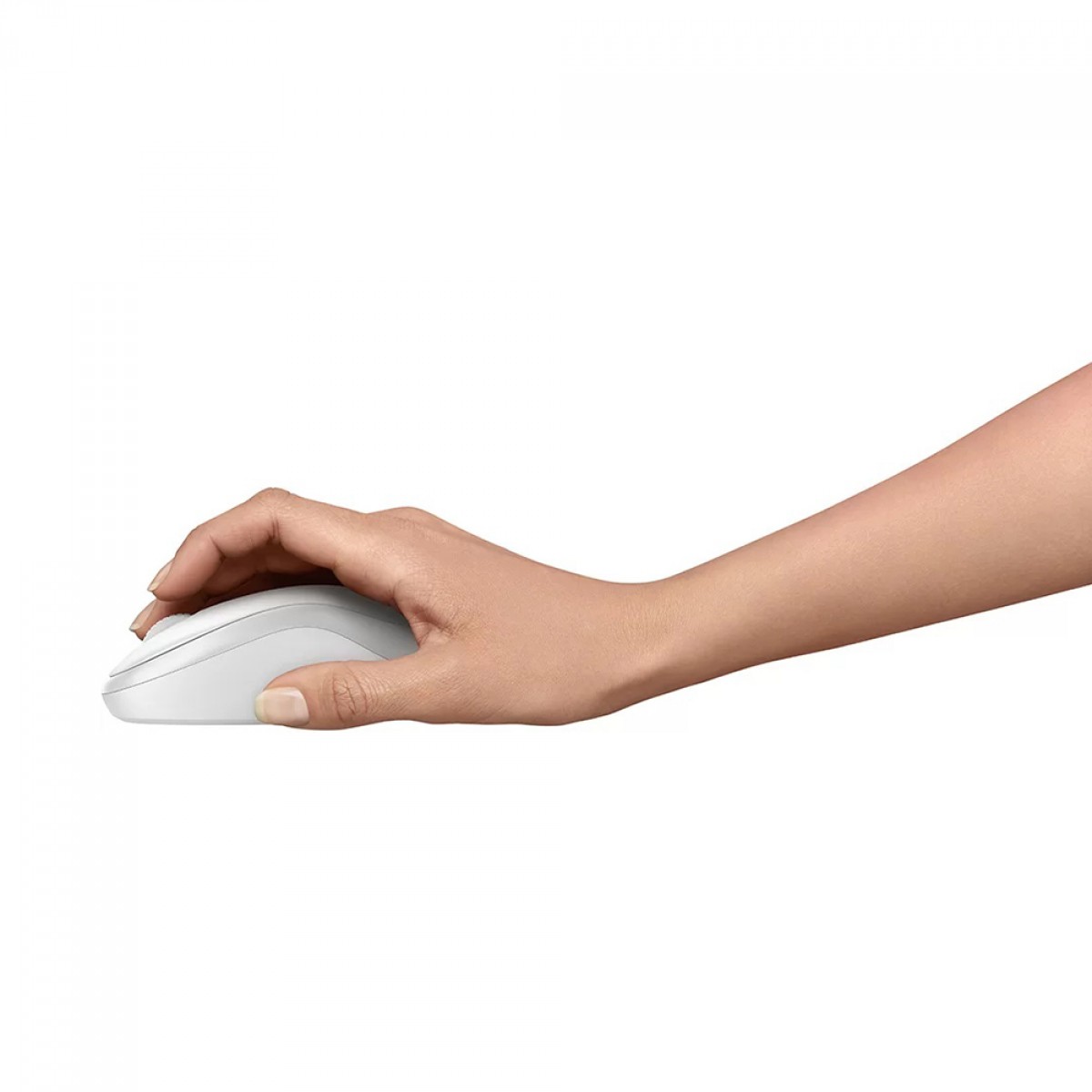 Mouse Logitech M240 Sem fio, 1000 DPI, Bluetooth, Branco, 910-007116