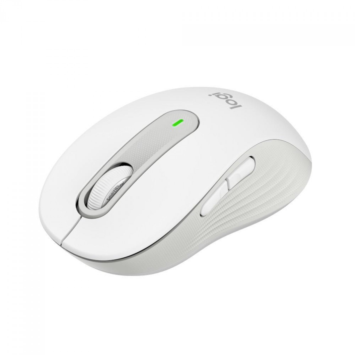 Mouse Logitech Signature M650, Sem Fio/Bluetooth, 2000 DPI, 5 Botões, SilentTouch, Branco, 910-006252