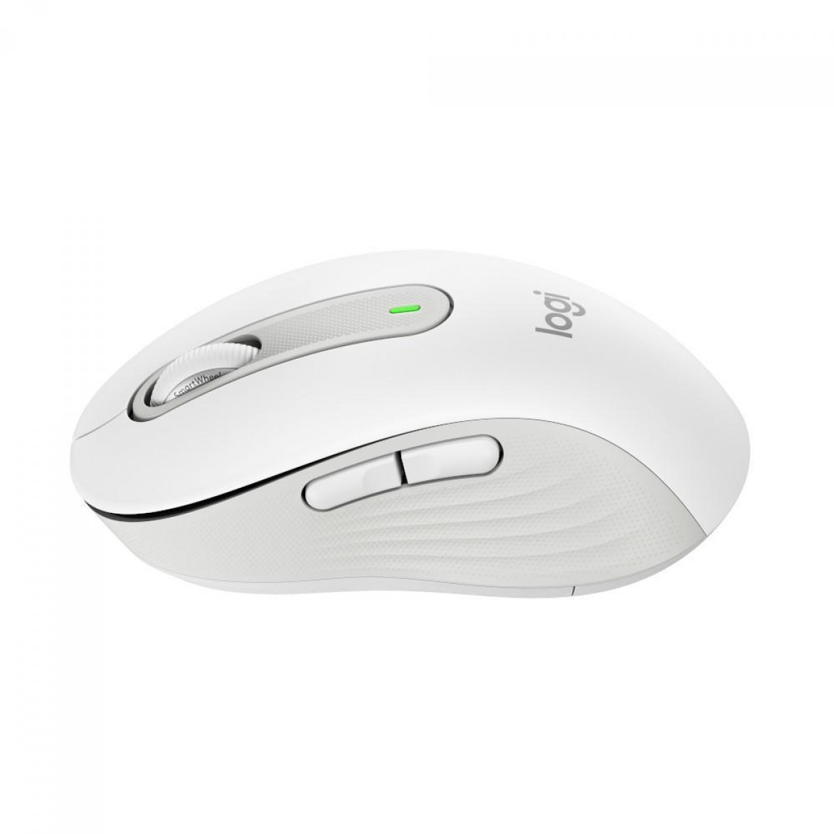 Mouse Logitech Signature M650, Sem Fio/Bluetooth, 2000 DPI, 5 Botões, SilentTouch, Branco, 910-006252