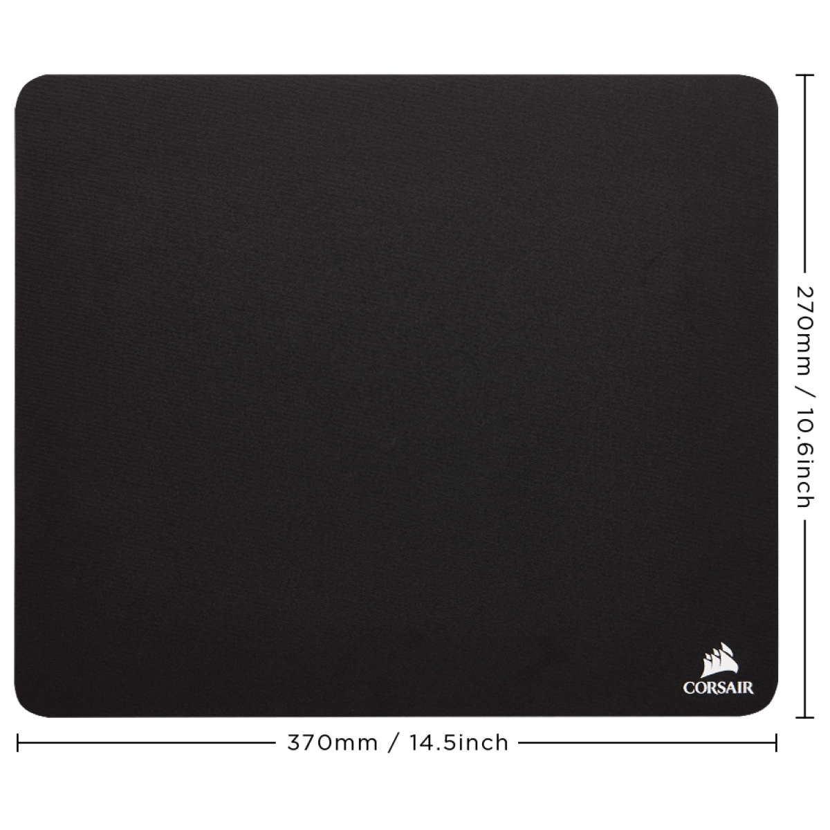 Mousepad Gamer Corsair MM100, Pequeno, 320x270x3mm, Black, CH-9100020-WW