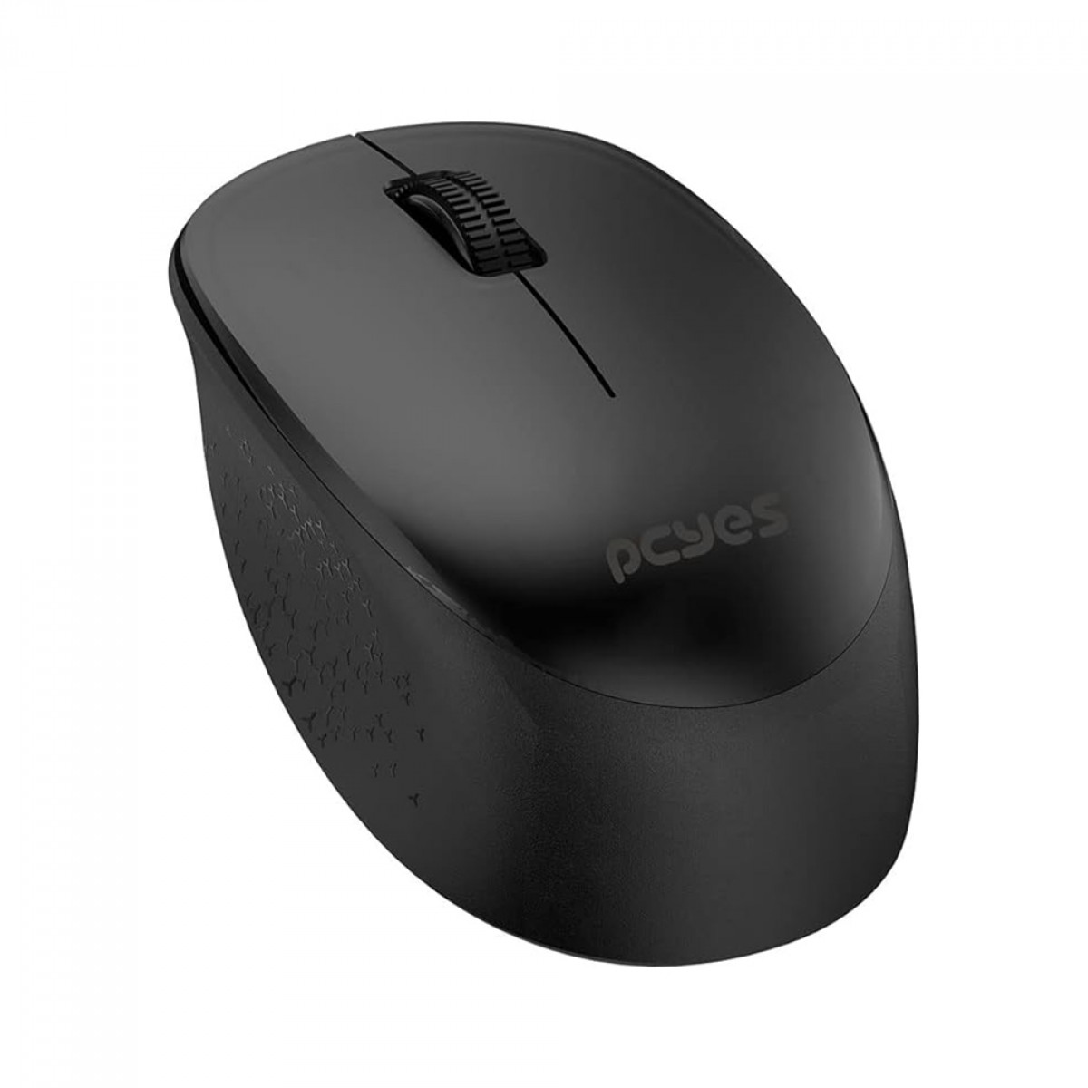 Mouse PCYes Mover Black, Wireless, 1600 DPI, 3 Botões, Preto, PMMWSCB