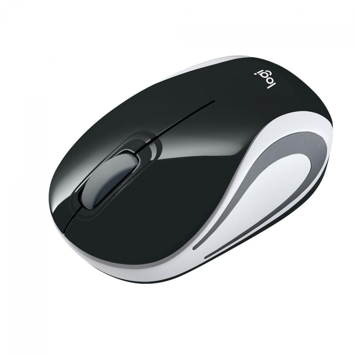 Mouse Sem Fio Logitech M187, 1000 DPI, Conexão USB, Com Pilhas, Black