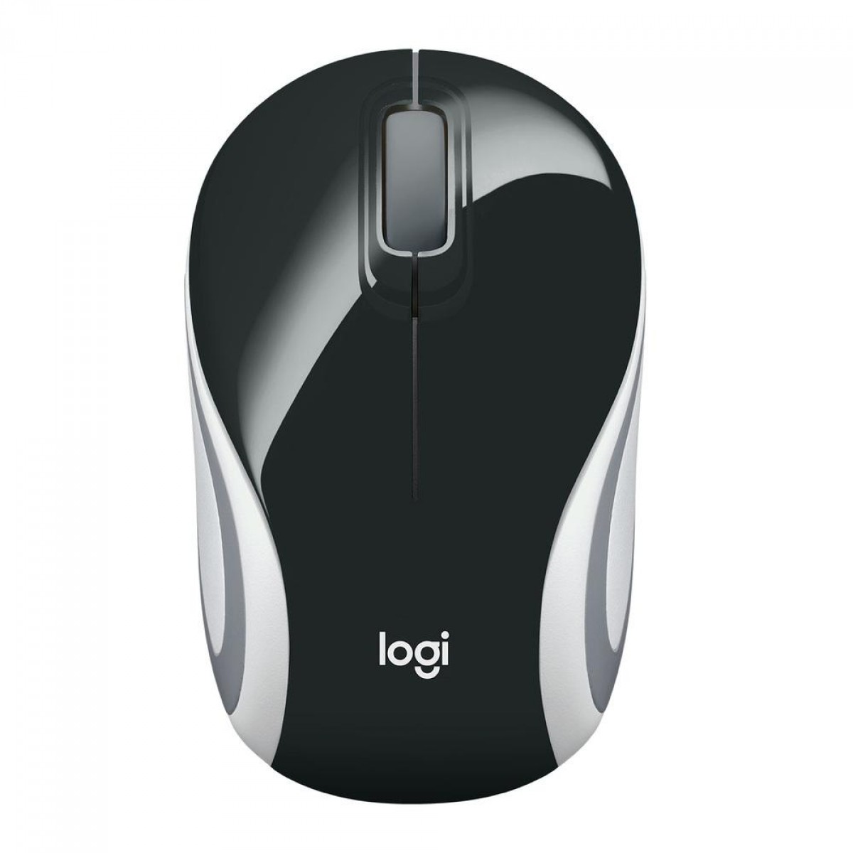Mouse Sem Fio Logitech M187, 1000 DPI, Conexão USB, Com Pilhas, Black