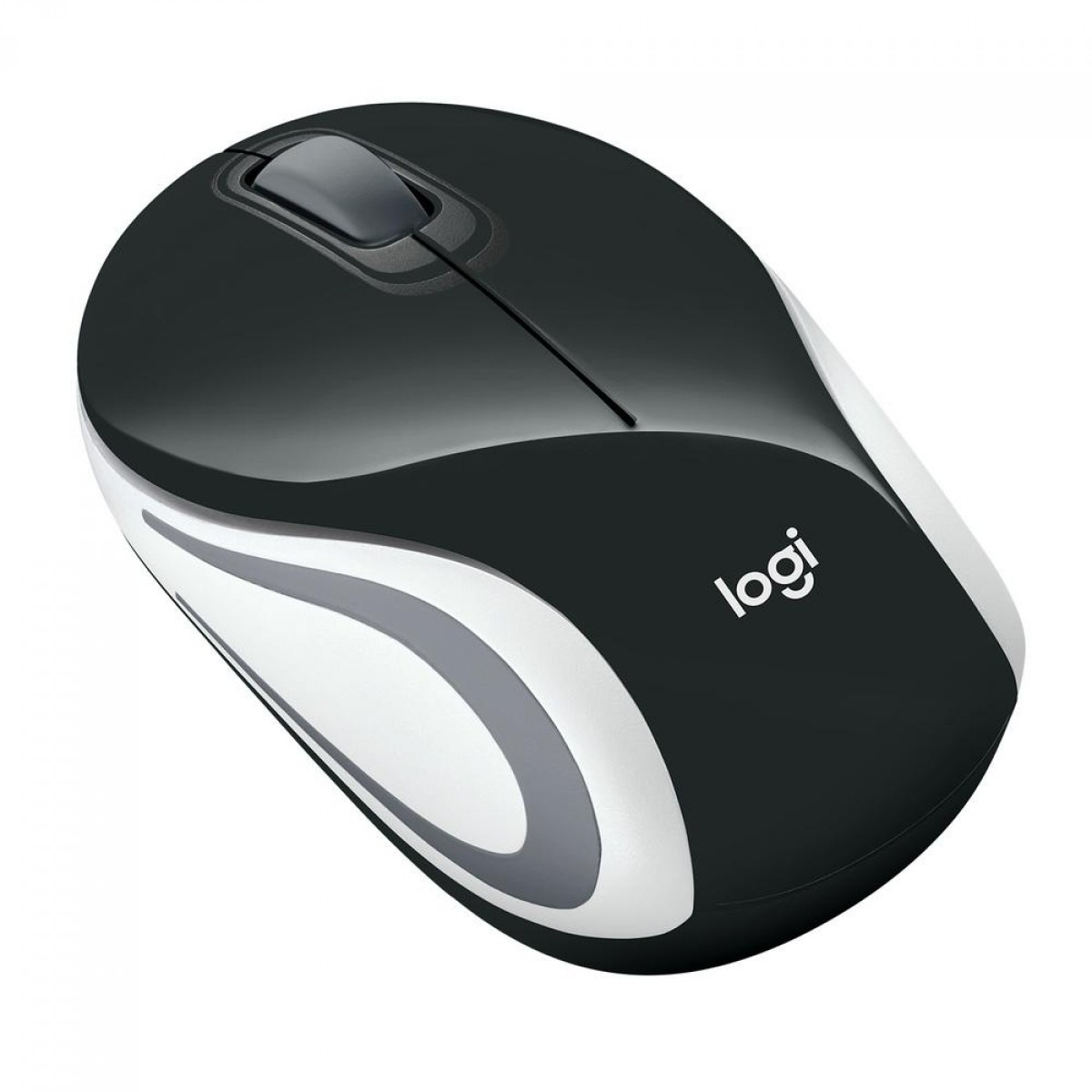 Mouse Sem Fio Logitech M187, 1000 DPI, Conexão USB, Com Pilhas, Black