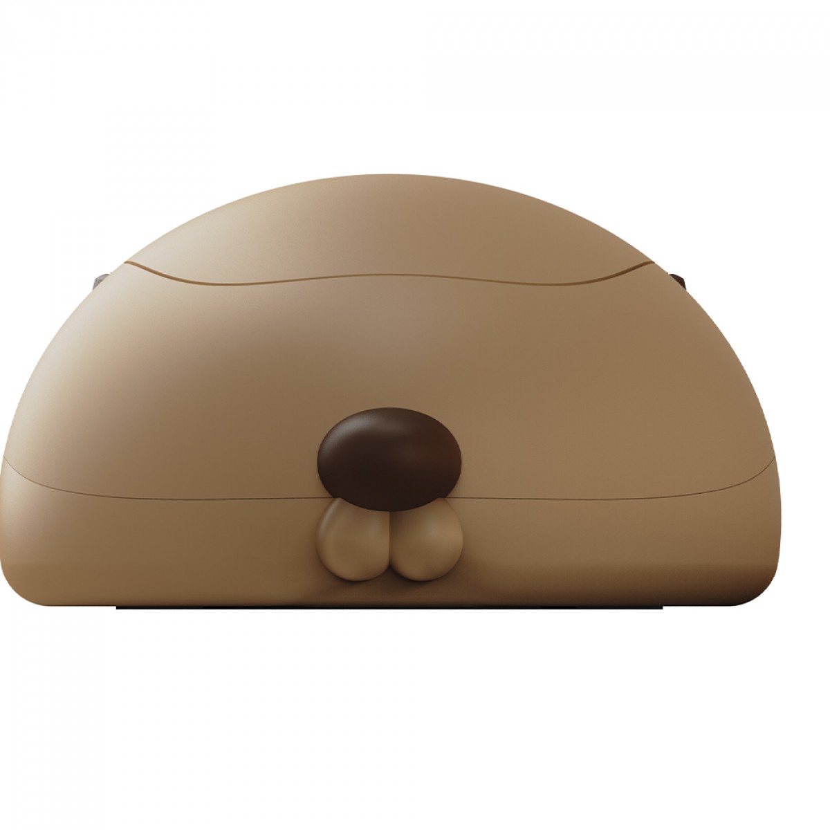 Mouse Temático Akko Capybara, Wireless, 1200 DPI, Marrom