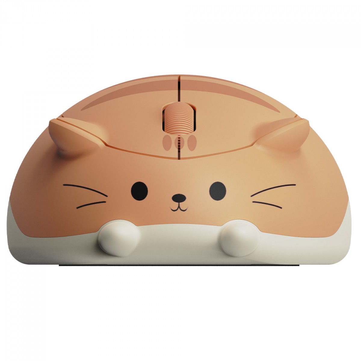 Mouse Temático Akko Orange Kate, Wireless/Bluetooth, 1600 DPI, Laranja