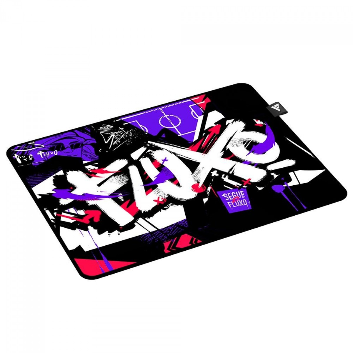Mousepad Gamer Force One Skyhawk Fluxo Edition, L, (340x280mm) - FR.MP.SH.04