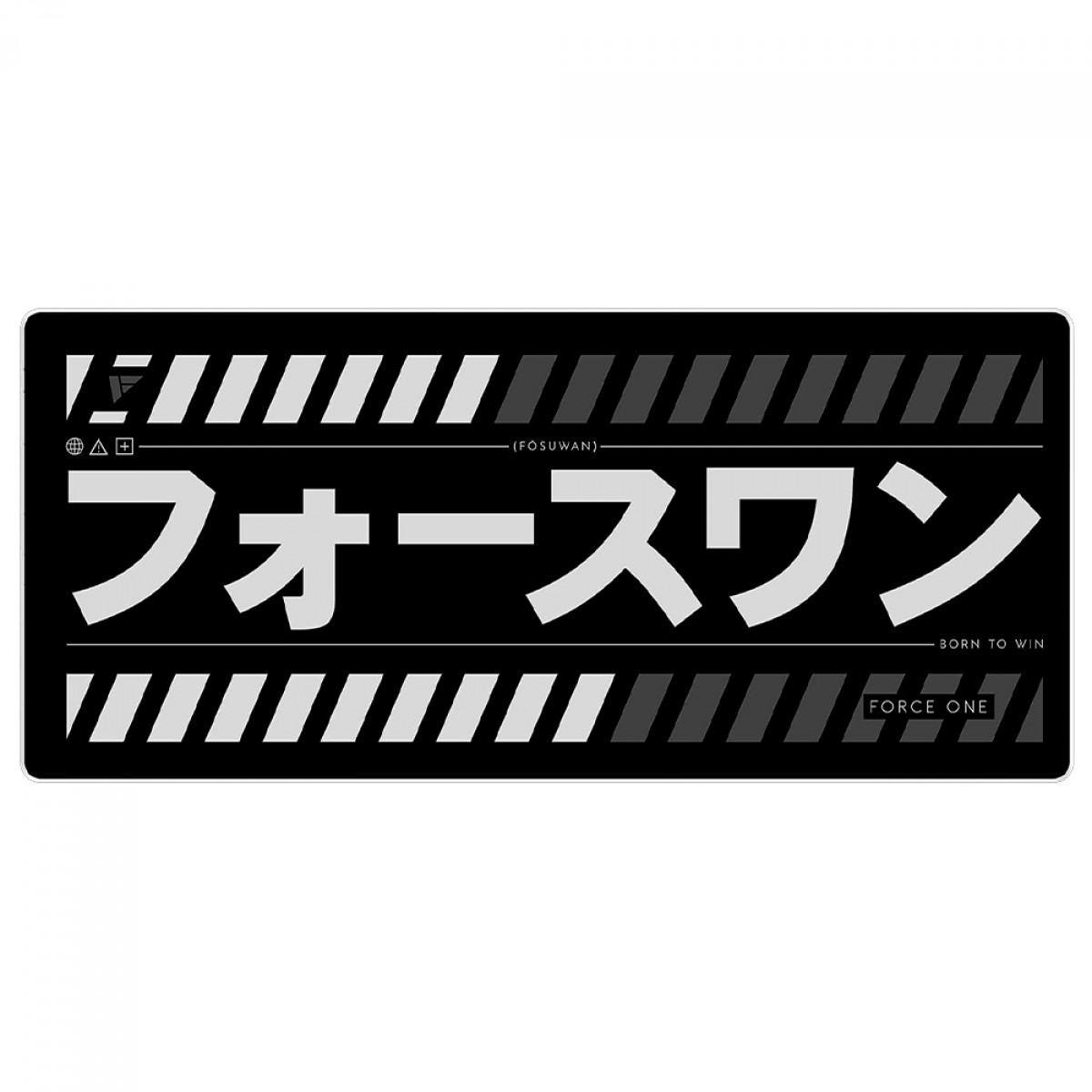 Mousepad Gamer Force One Skyhawk Katana, XXL, (900x400x3mm), Black, FR.MP.SH.12