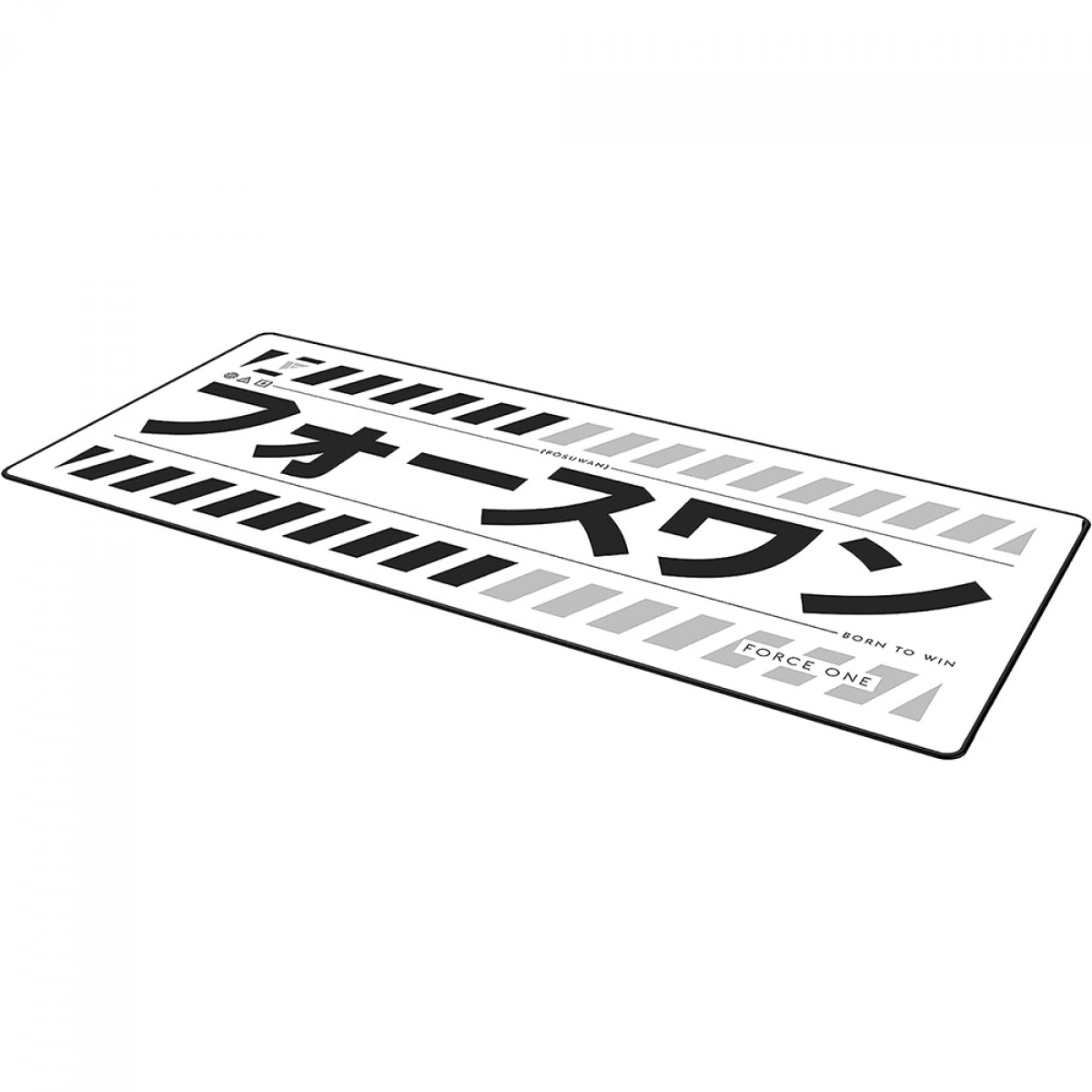 Mousepad Gamer Force One Skyhawk Katana, XXL, (900x400x3mm), White, FR.MP.SH.10