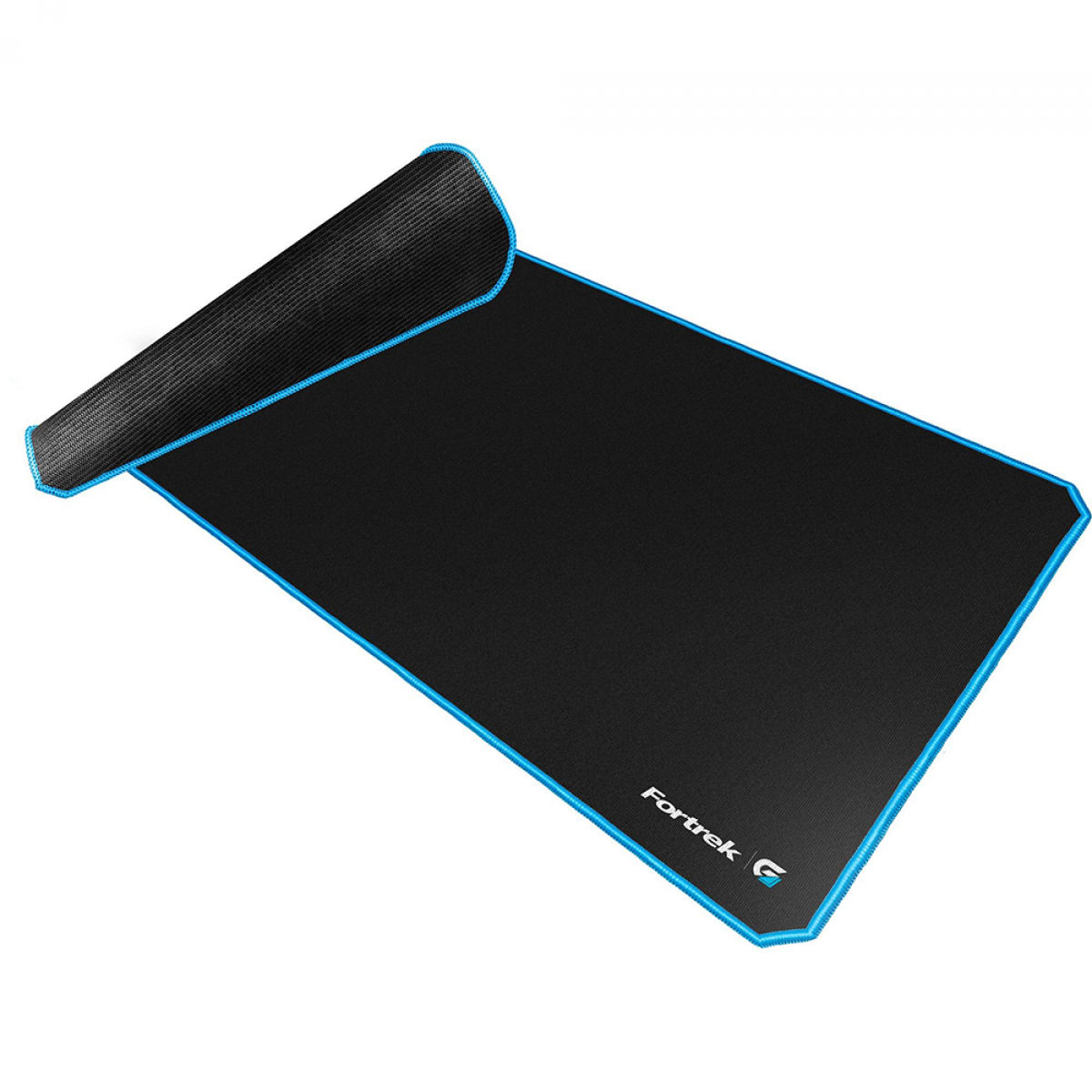 MousePad Gamer Fortrek Speed MPG104 AZ, Extra Extra Grande (900x400x4mm), Preto/Azul - 77540