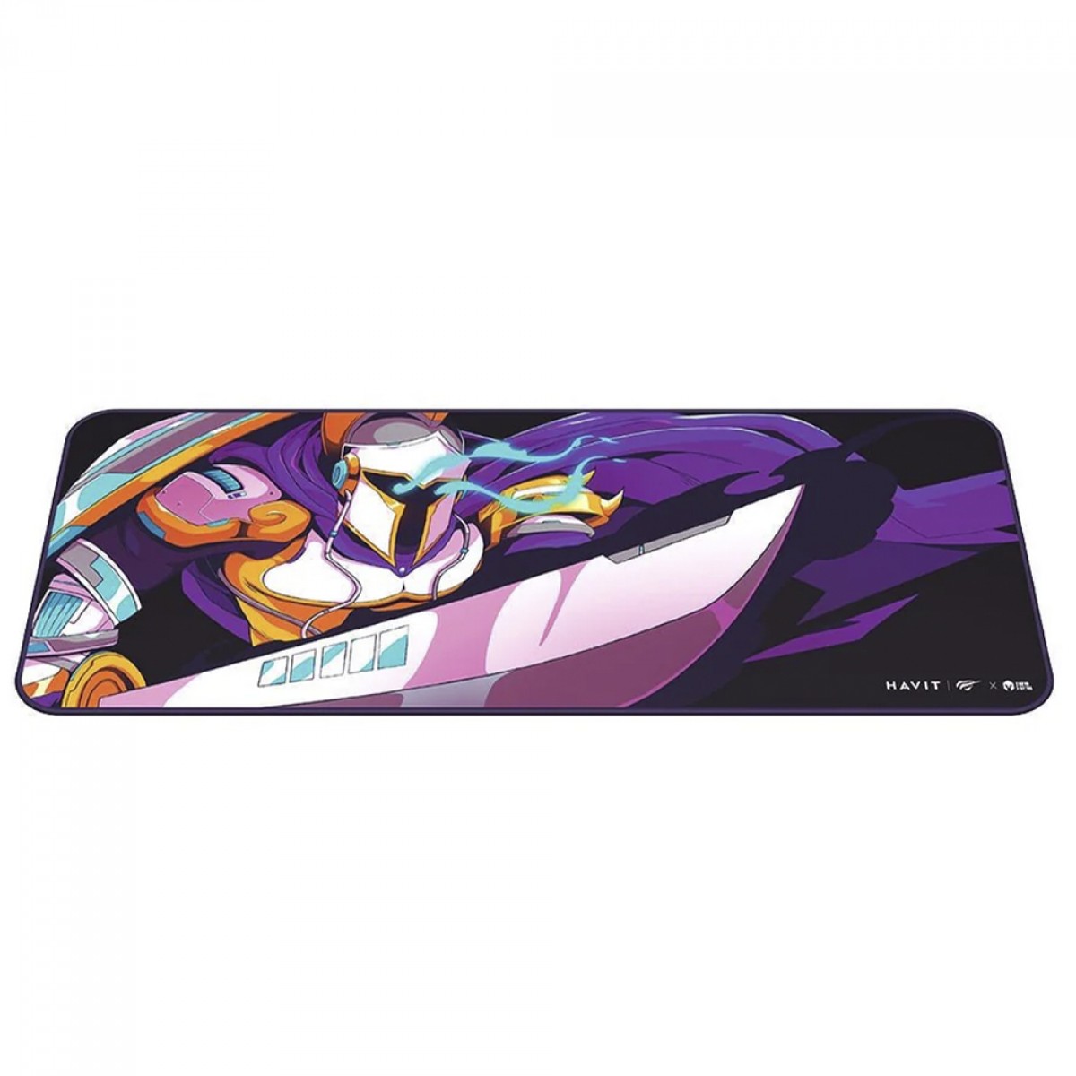 Mousepad Gamer Havit VKS, Grande, 700x300x3mm, Preto e Roxo, MP862-VKS
