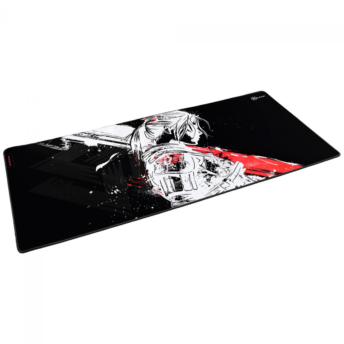 MousePad Gamer Kalkan Aeris EXT, Extra Grande, 900x400mm, Preto, KLK00061