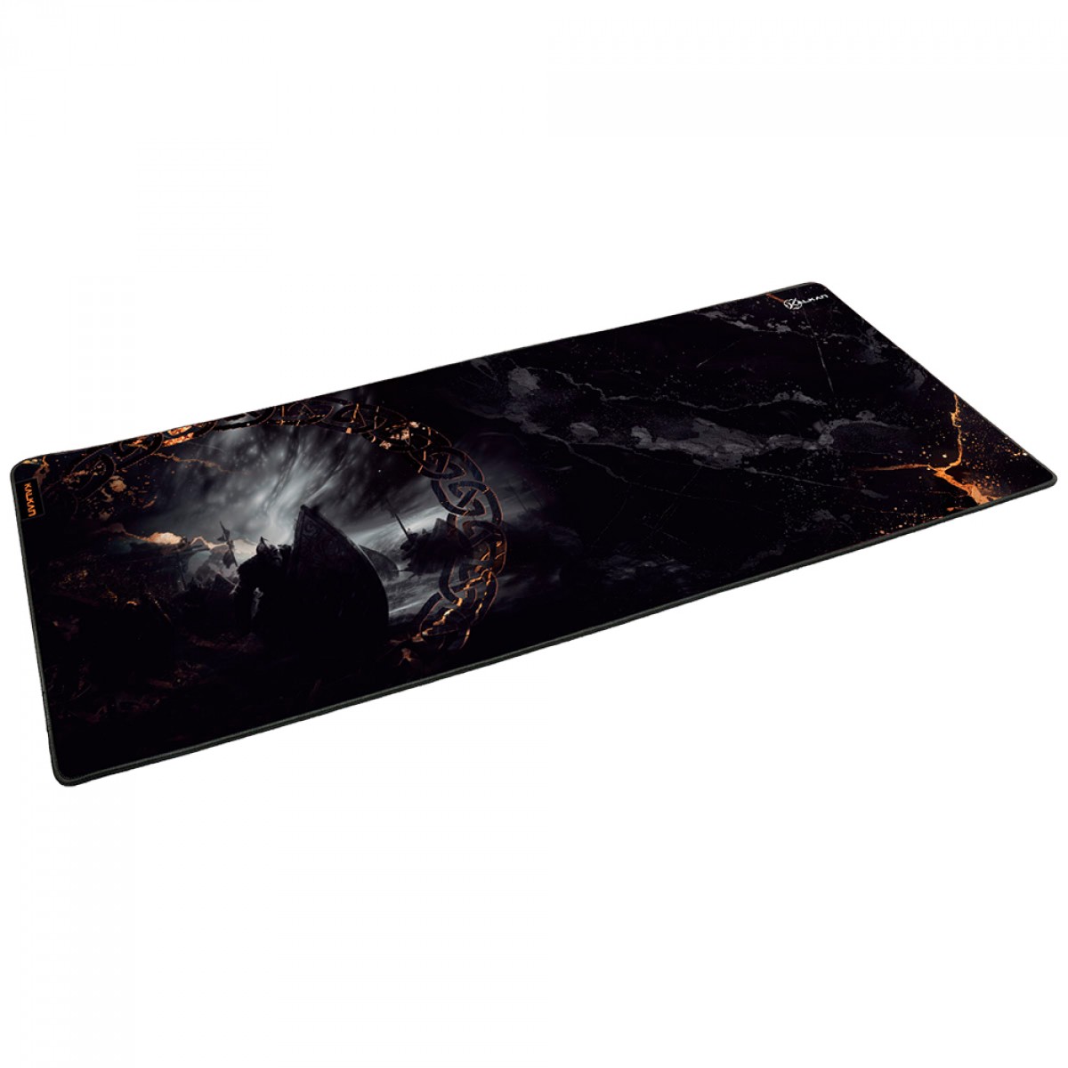 MousePad Gamer Kalkan Ember EXT, Extra Grande, 900x400mm, Preto, KLK00062