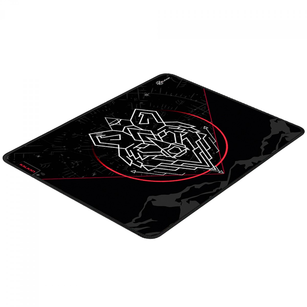 MousePad Gamer Kalkan Lupus L, Extra Grande, 500x400mm, Preto, KLK065
