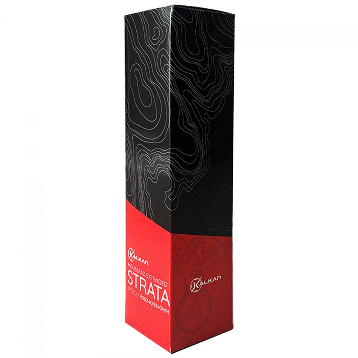 MousePad Gamer Kalkan Strata EXT, Extra Grande, 900x400mm, Preto, KLK00063