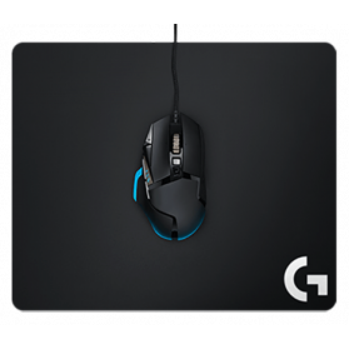 Mousepad Gamer Logitech G240 Cloth, Médio, 340x280x1mm, Black, 943-000093