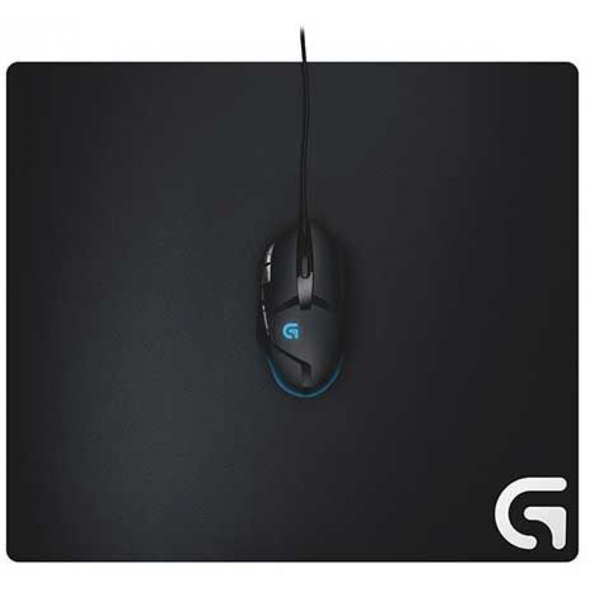 Mousepad Gamer Logitech G640 Hard, Grande, 400x460x3mm, Black, 943-000088