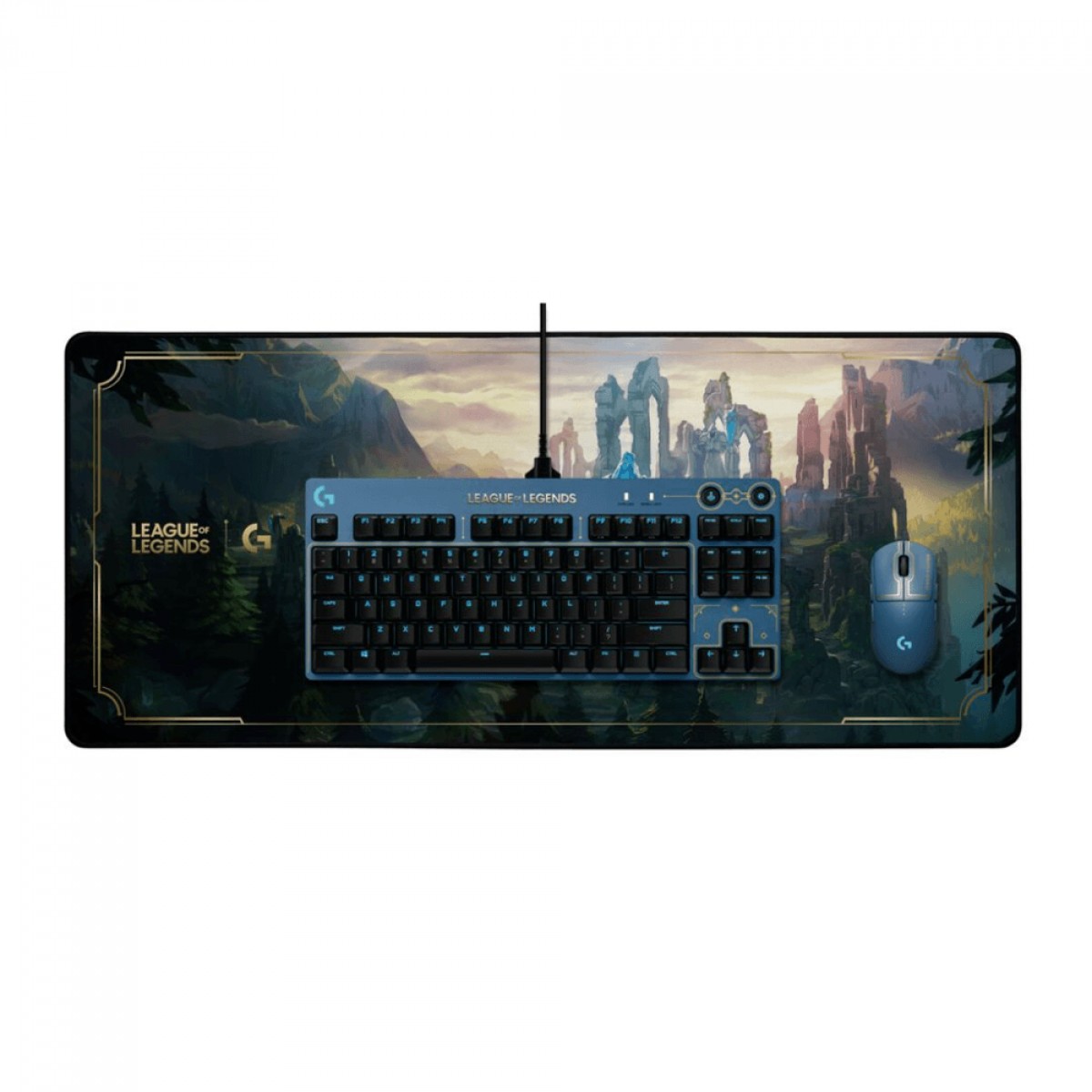 Mousepad Gamer Logitech G840 League Of Legends Edition, Extra Grande, 900x400x3mm, 943-000543