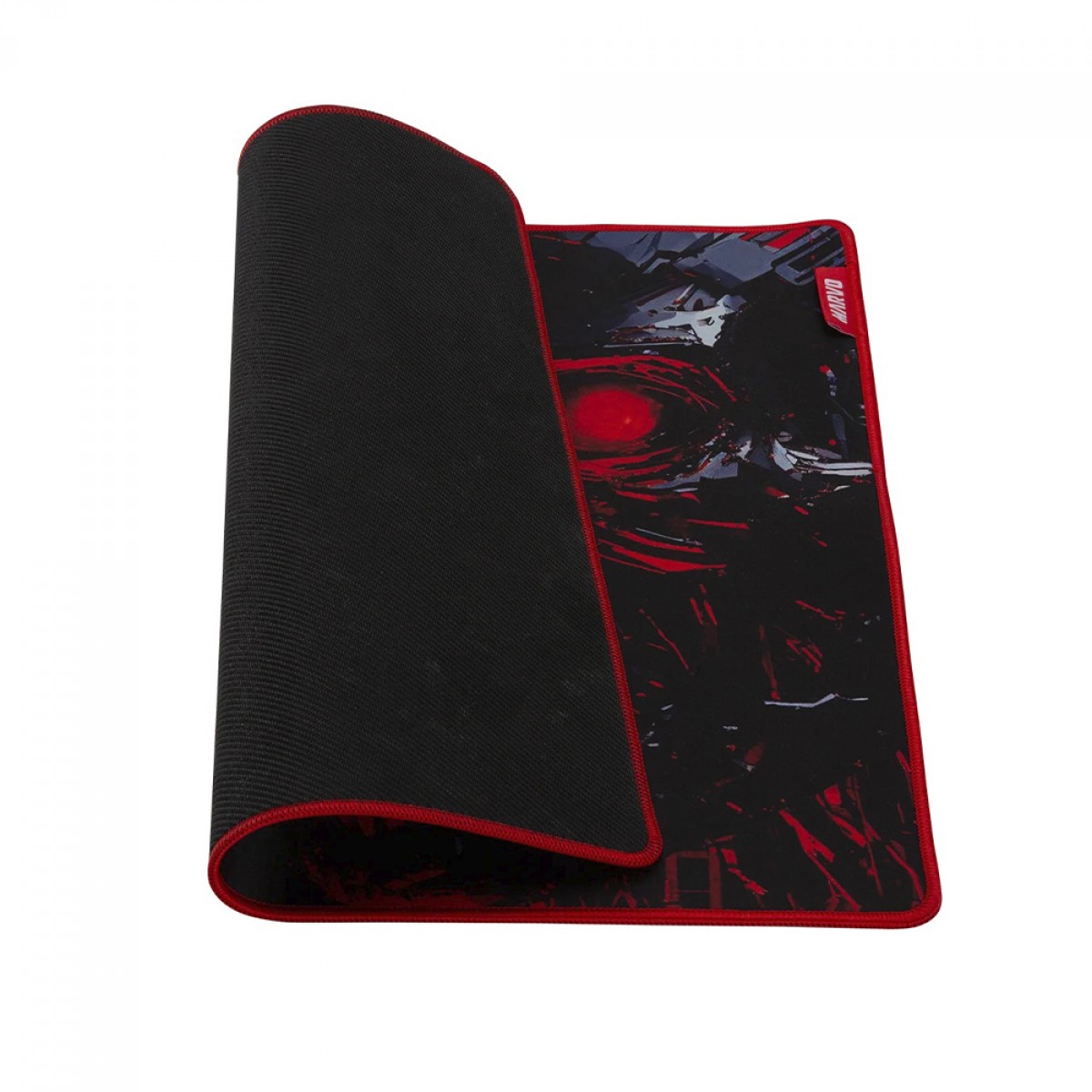 Mousepad Gamer Marvo G52 Noob L, 450x400mm, Preto/Vermelho