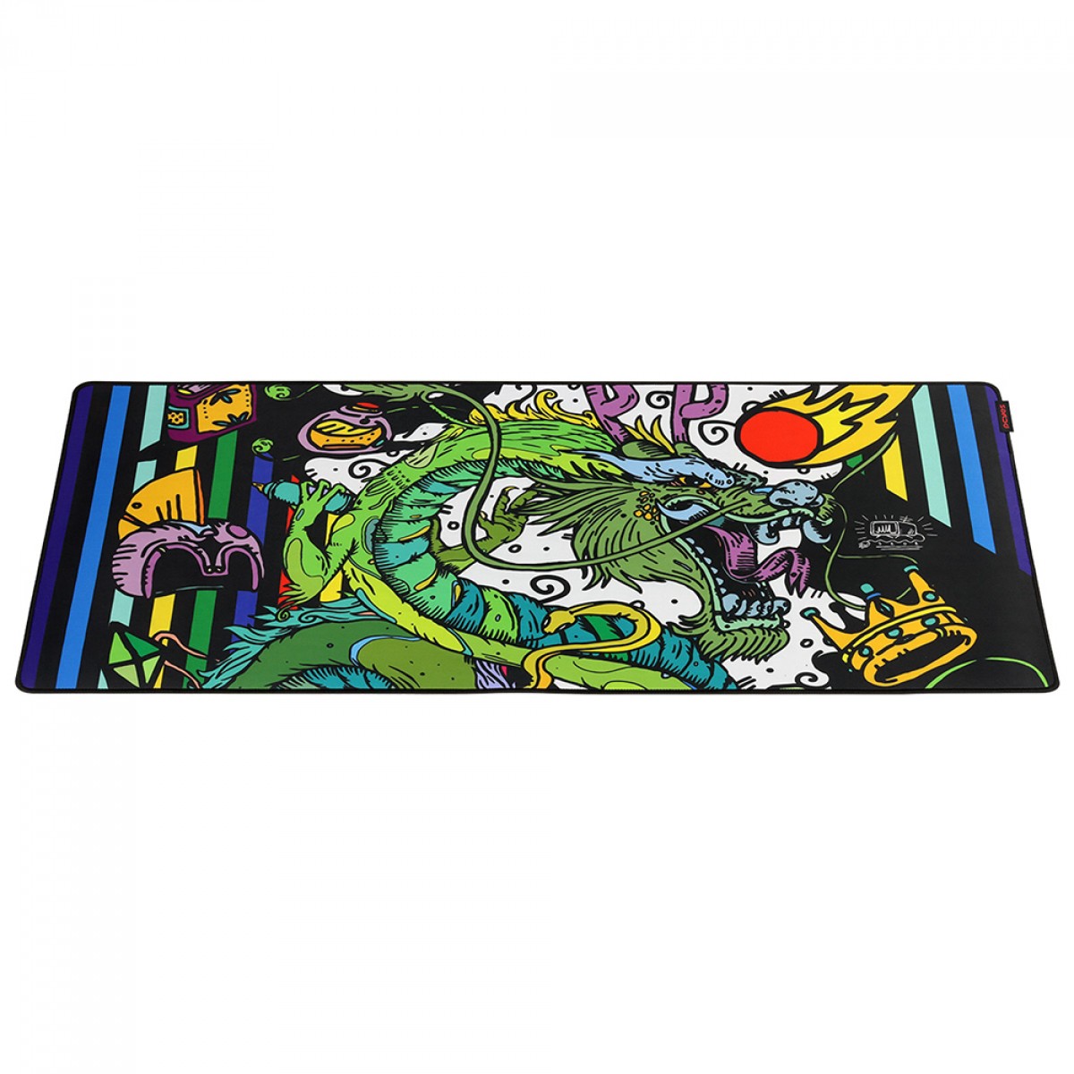 Mousepad Gamer PCYes Ancient Dragon Extended, Extra Grande, 900x420mm, PMA90X42