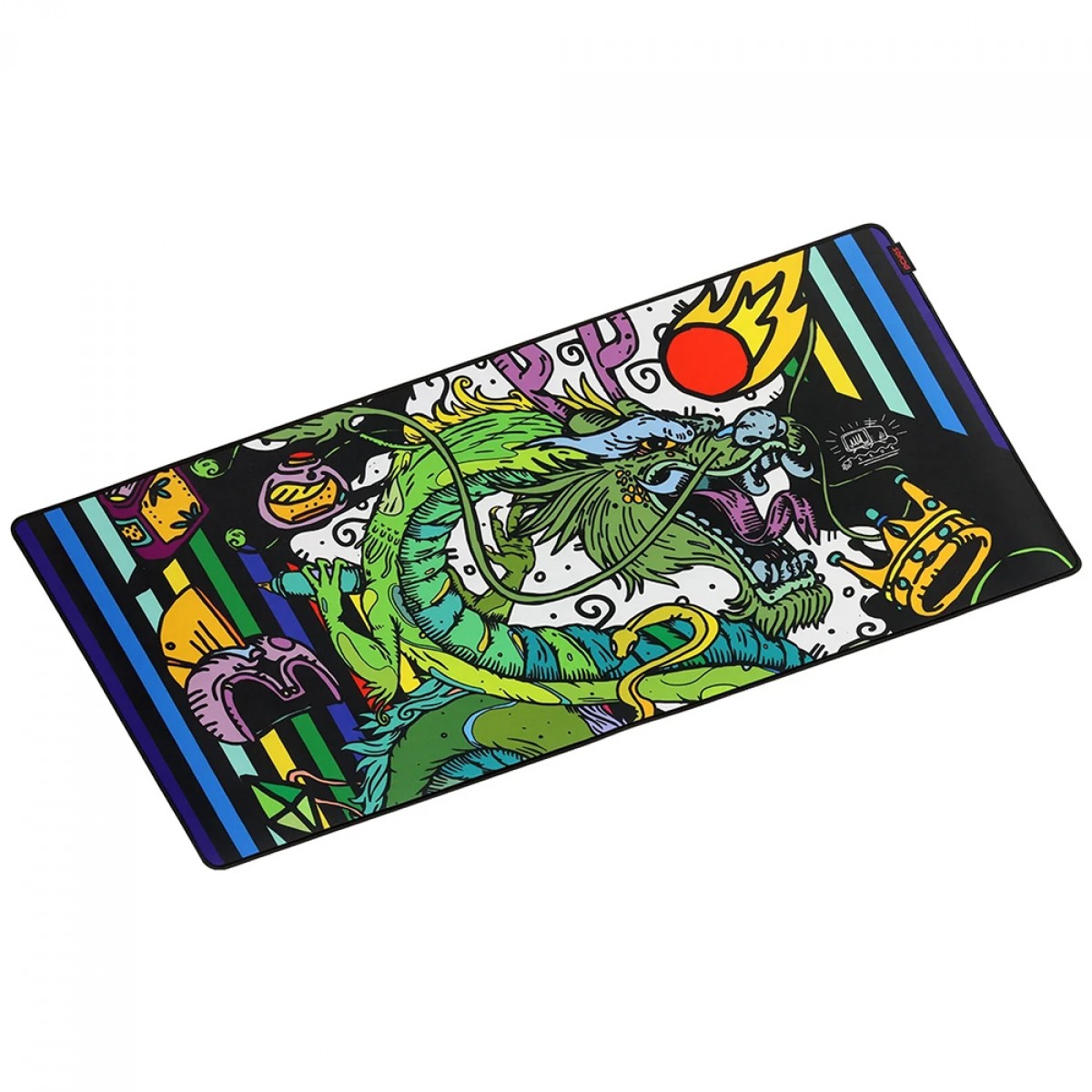 Mousepad Gamer PCYes Ancient Dragon Extended, Extra Grande, 900x420mm, PMA90X42