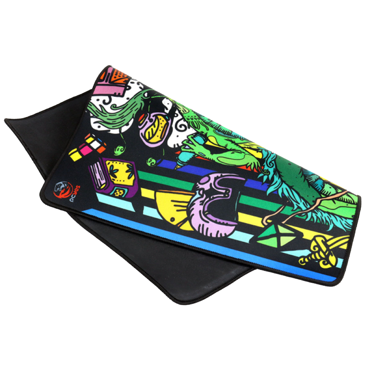 Mousepad Gamer PCYES Ancient Dragon Medium, Estilo Speed, 500x400mm, PMA50X40