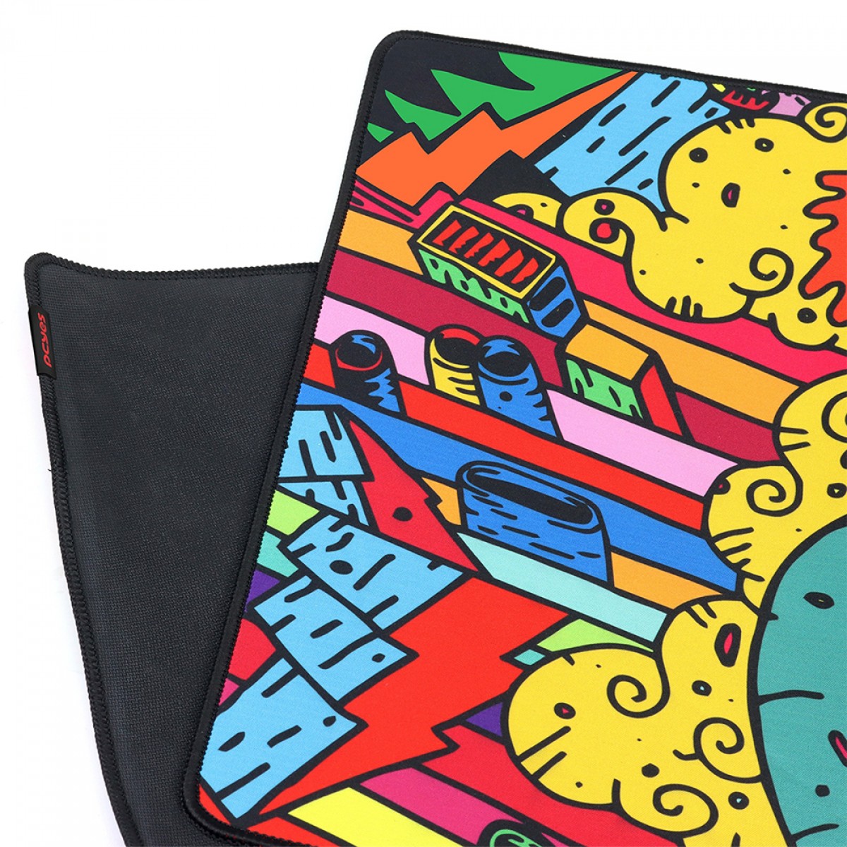 Mousepad Gamer PCYes Dragon Extended, Extra Grande, 900x420mm, PMD90X42