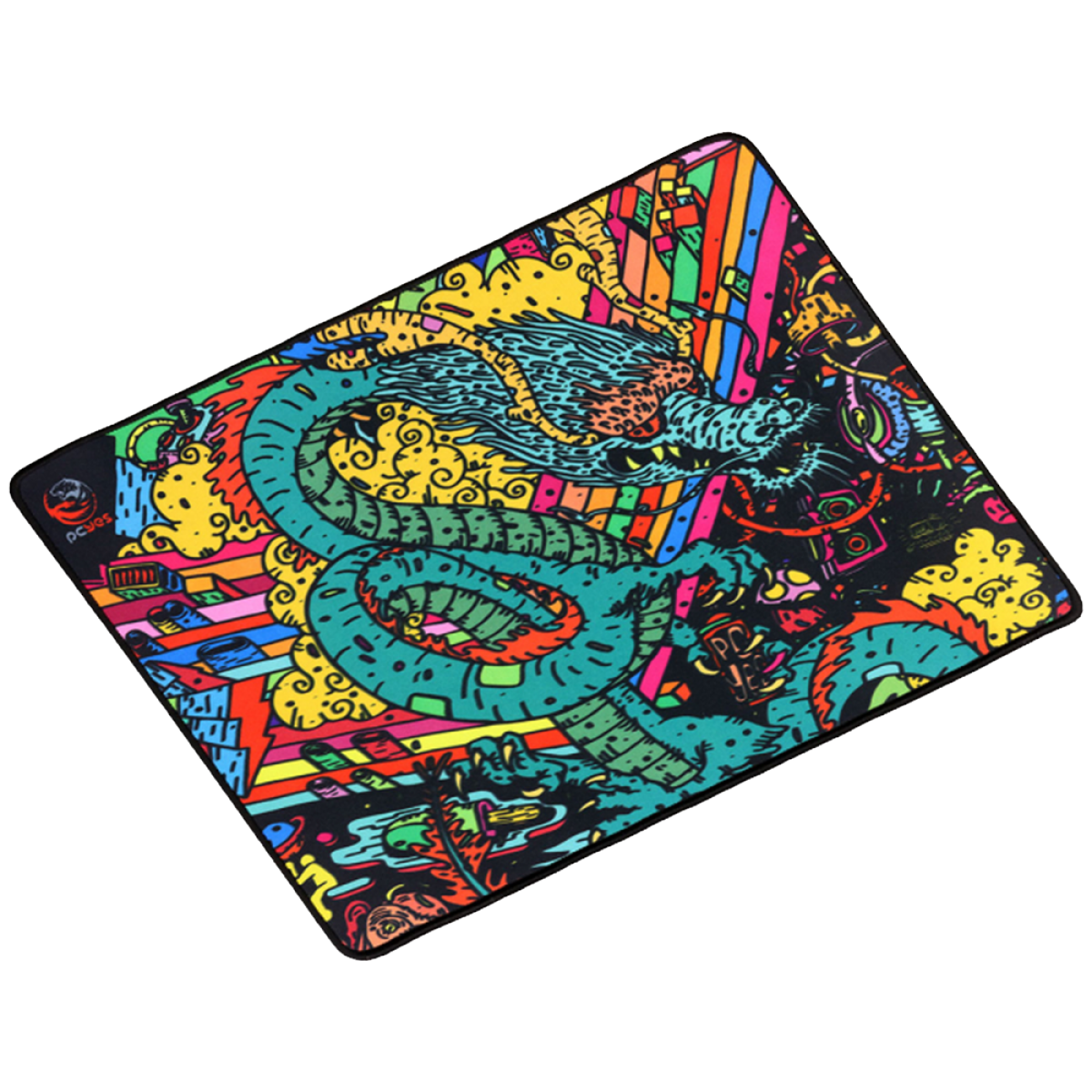 Mousepad Gamer PCYES Dragon Medium, Estilo Speed, 500x400mm, PMD50X40