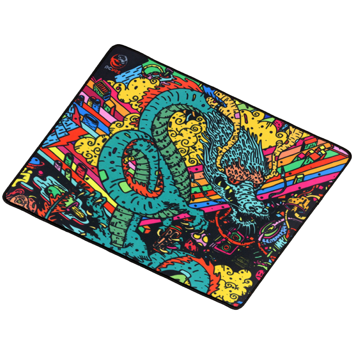 Mousepad Gamer PCYES Dragon Medium, Estilo Speed, 500x400mm, PMD50X40