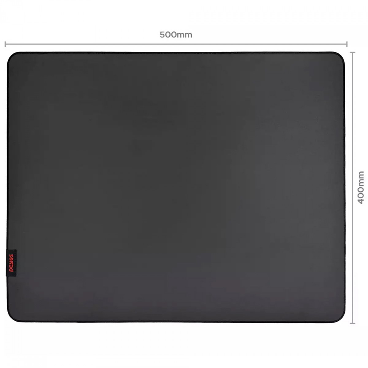 Mousepad Gamer PCYES Obsidian G2D, 500X400mm, Tecido Com Infusão De Vidro, Preto, PEMPG2D 