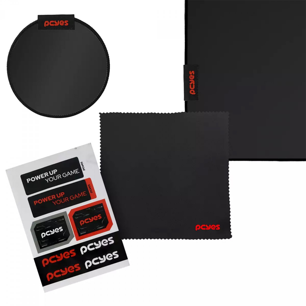 Mousepad Gamer PCYES Obsidian G2D Extended, 900X420mm, Tecido Com Infusão De Vidro, Preto, PEMPG2DEX