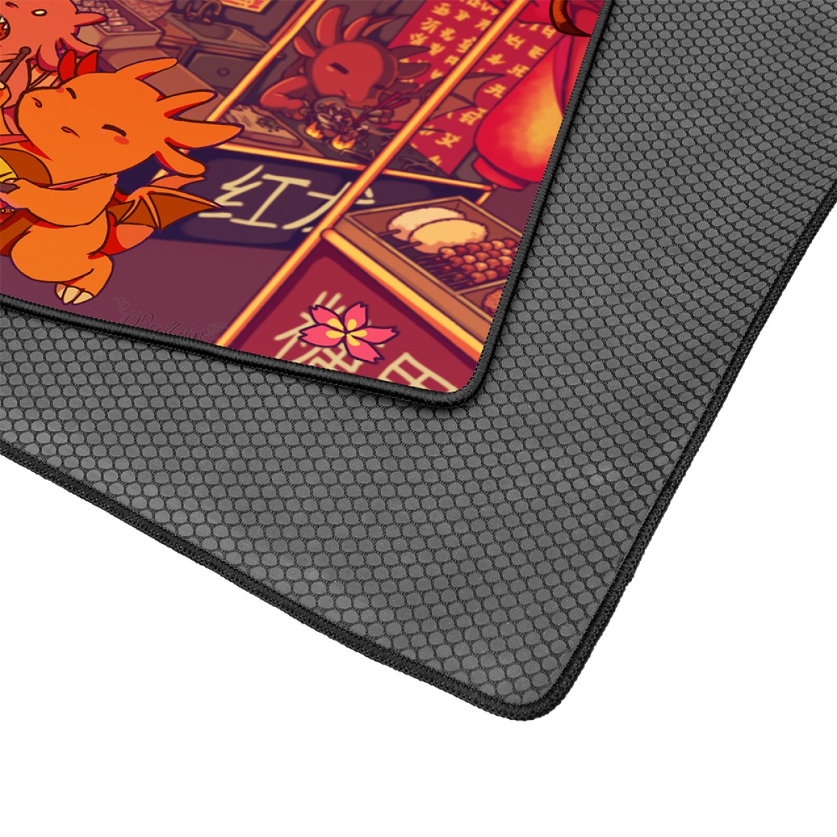 Mousepad Gamer Redragon Flick XL Special Edition Festival do Dragão, 400x900mm, Vermelho, P032FD