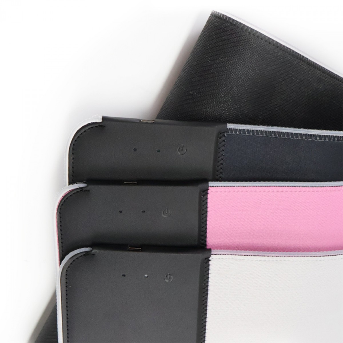 Mousepad Gamer Ryvel Pink RGB Charge, Grande, 800x300mm, Com Carregador Wireless,  RY-MP-CG-PK