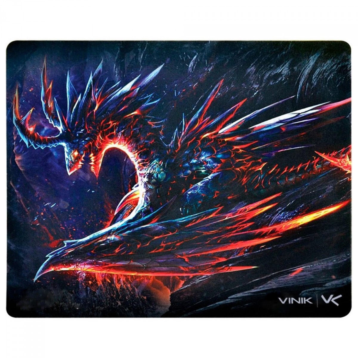 Mousepad Gamer Vinik Dragon, Médio, 320x270x2mm, Estampado, 34242