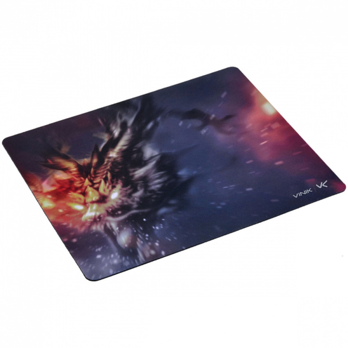 Mousepad Gamer Vinik Fire Dragon, Médio, 320x270x2mm, Estampado, 34682