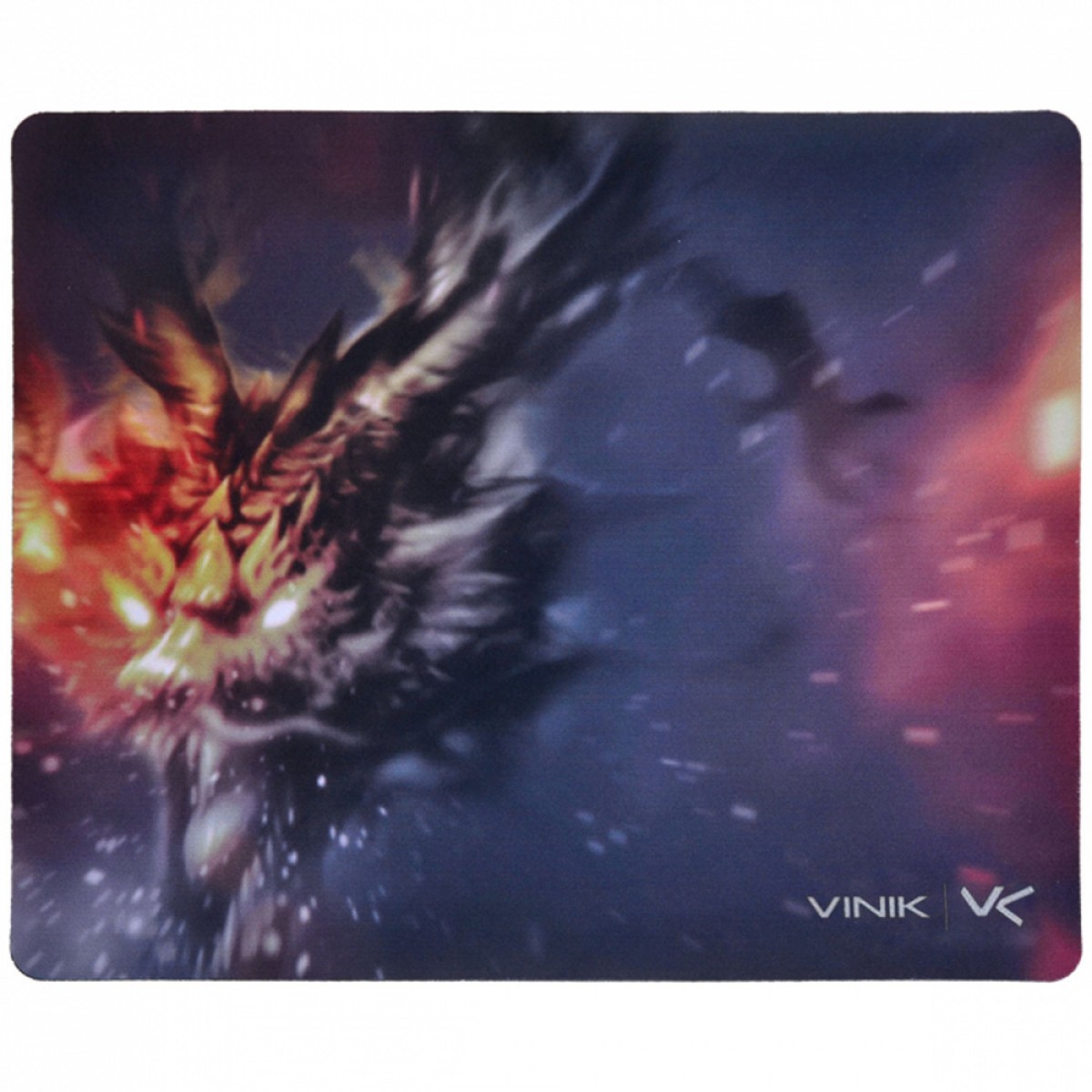 Mousepad Gamer Vinik Fire Dragon, Médio, 320x270x2mm, Estampado, 34682