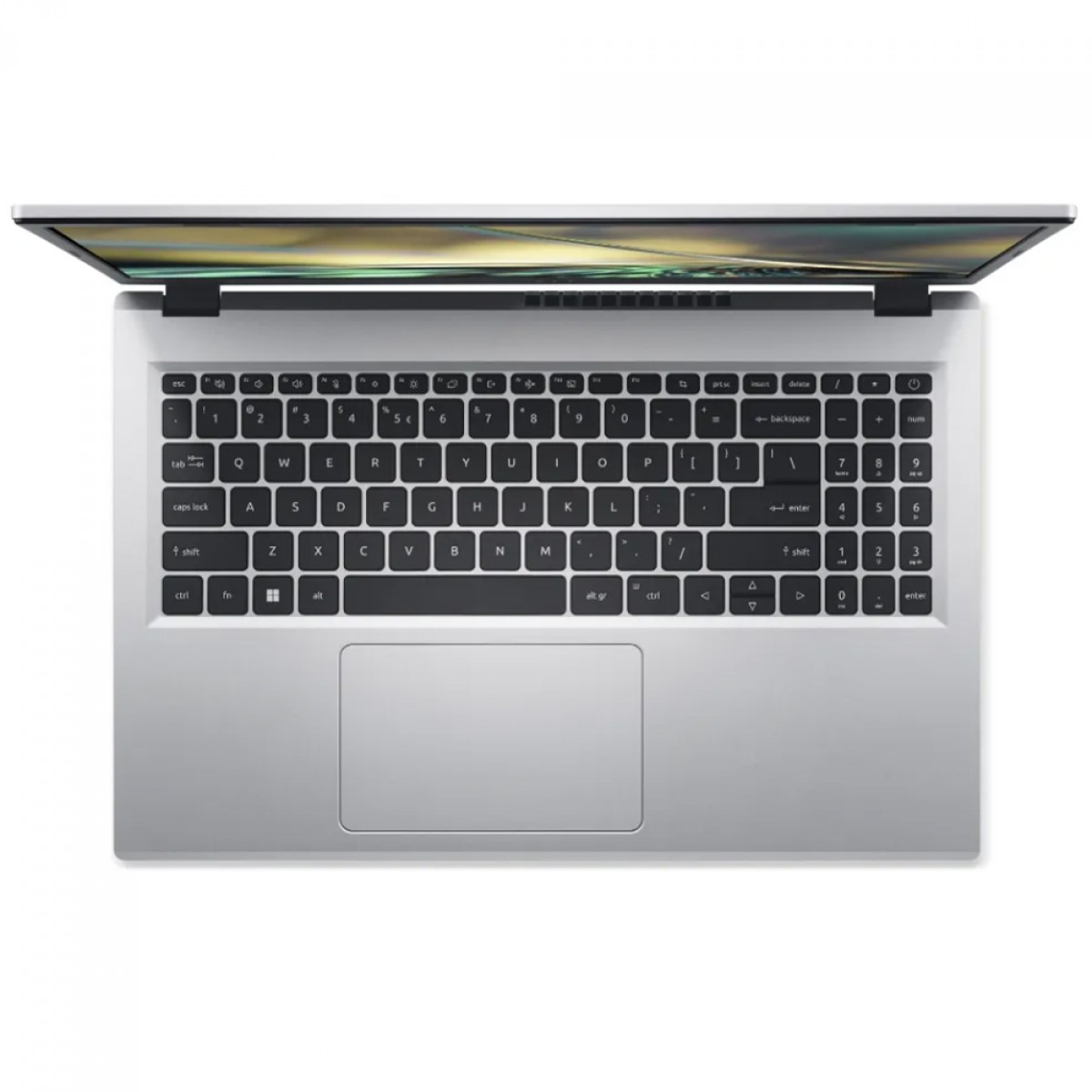 Notebook Acer Aspire 3 Intel Core i3-N305 / 8GB DDR5 / SSD 256GB / 15,6" Full HD / Intel UHD Graphics / Linux / Prata / A315-510P-320B