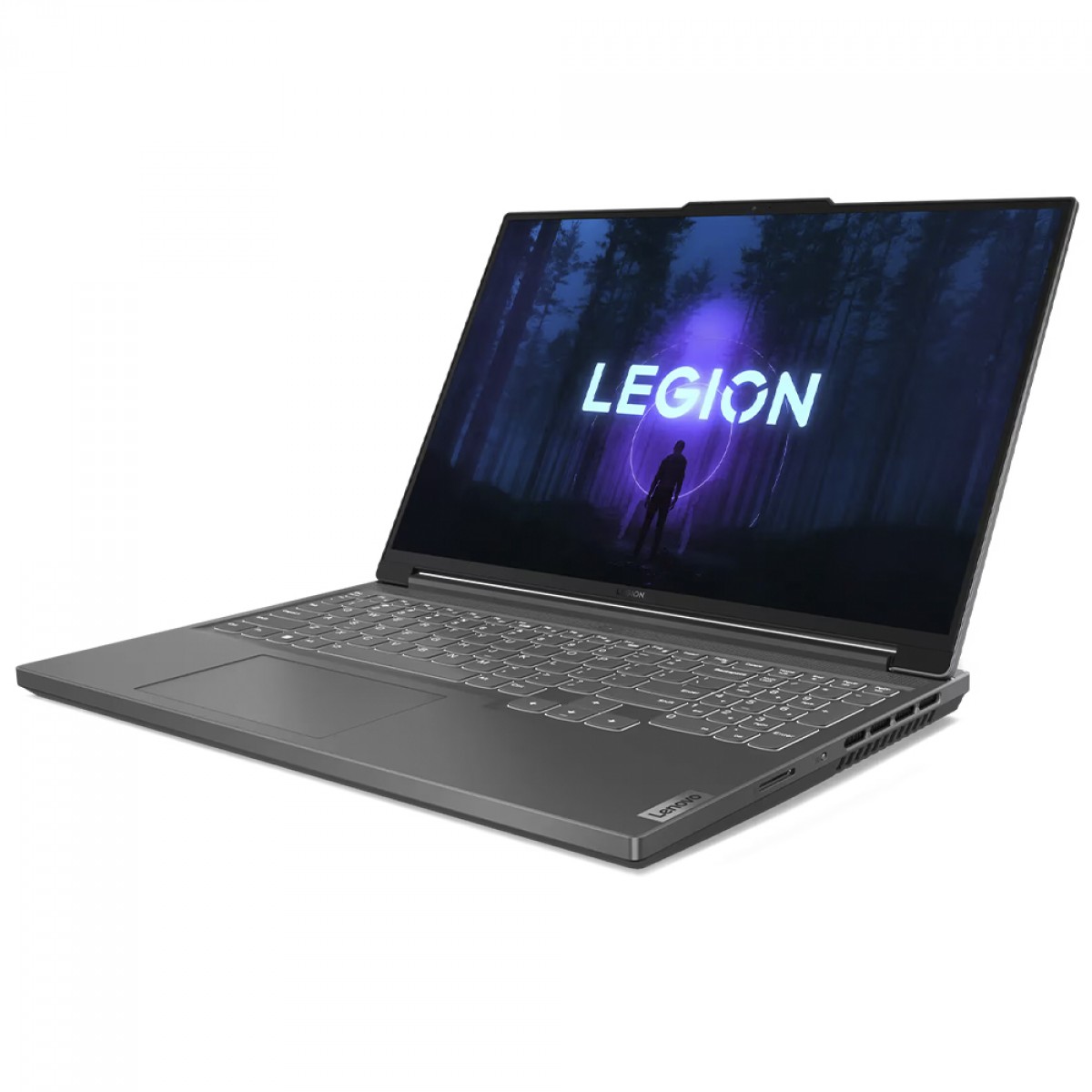 Notebook Gamer Lenovo Legion Slim 5i Intel Core i5-13420H / RTX 3050 6GB / 16GB DDR5 / SSD 512GB / 16 Pol IPS QHD 165Hz / Win 11 / Cinza / 83D60003BR