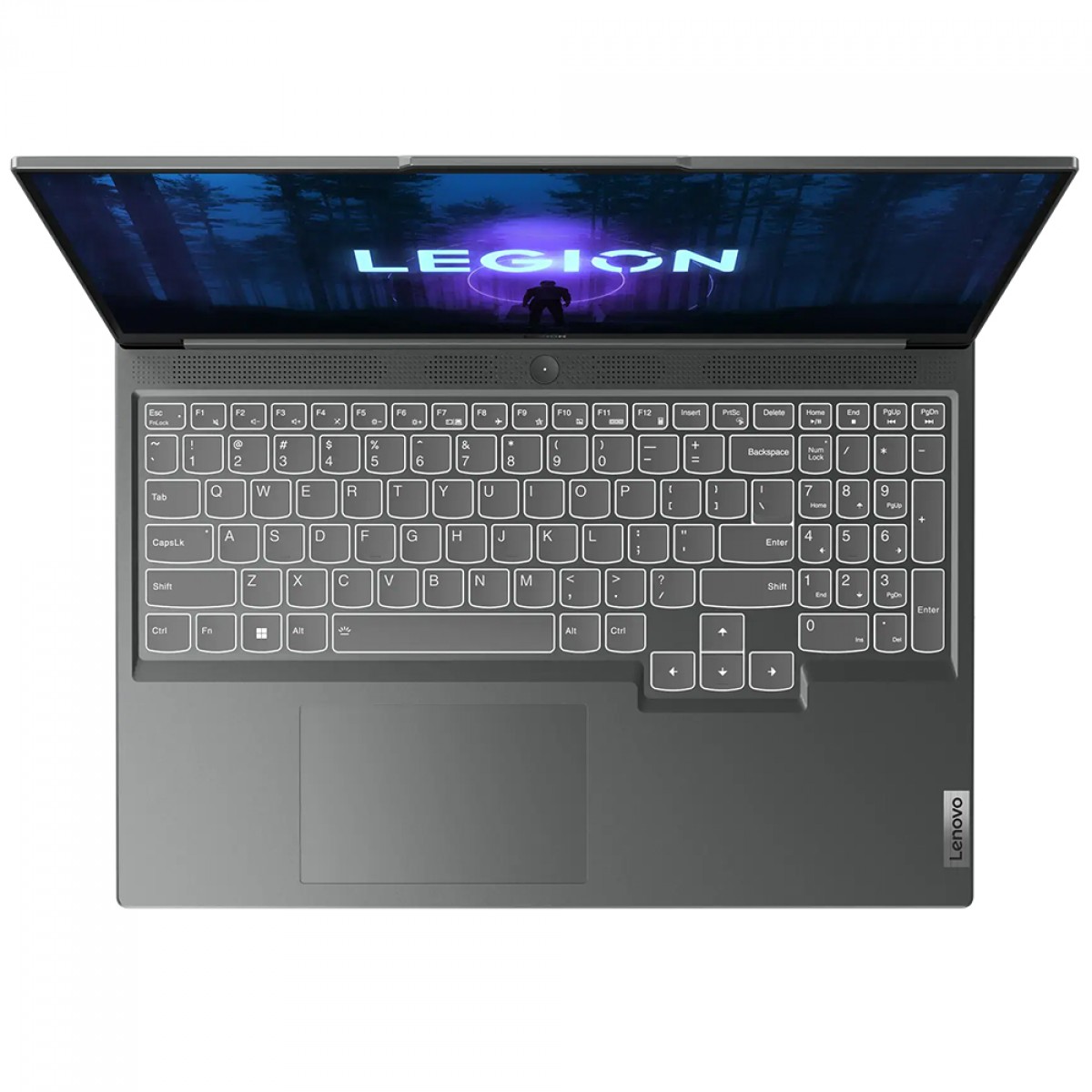 Notebook Gamer Lenovo Legion Slim 5i Intel Core i5-13420H / RTX 3050 6GB / 16GB DDR5 / SSD 512GB / 16 Pol IPS QHD 165Hz / Win 11 / Cinza / 83D60003BR