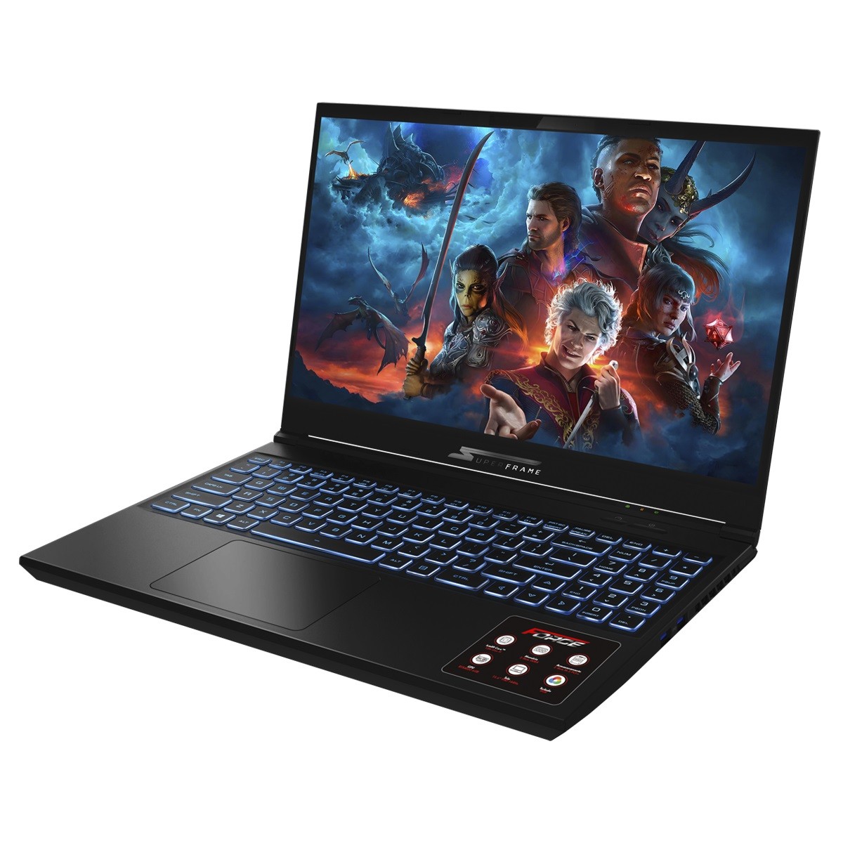 Notebook Gamer SuperFrame Force Intel Core i5 12450H / RTX 4050 6GB / 16GB DDR4 / 1TB SSD NVMe, Teclado ABNT2 Iluminado