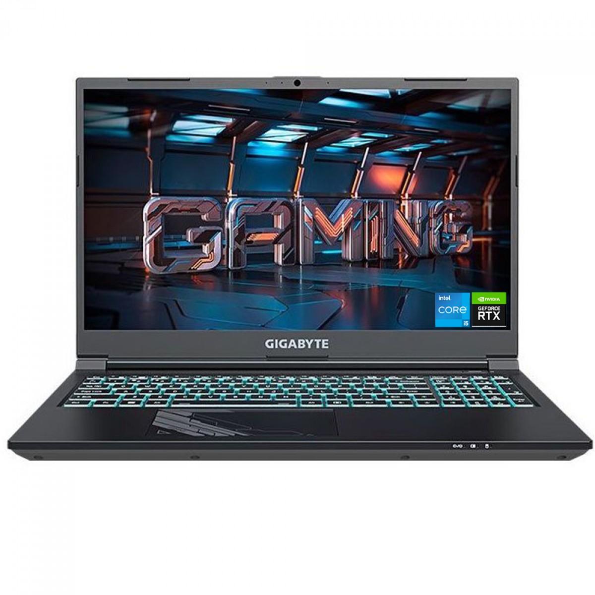 Notebook Gamer Gigabyte G5 Intel Core i5 12500H / RTX 4050 4GB / 8GB DDR4 / SSD 512GB / Win 11 / Preto, MF-E2BR333SH