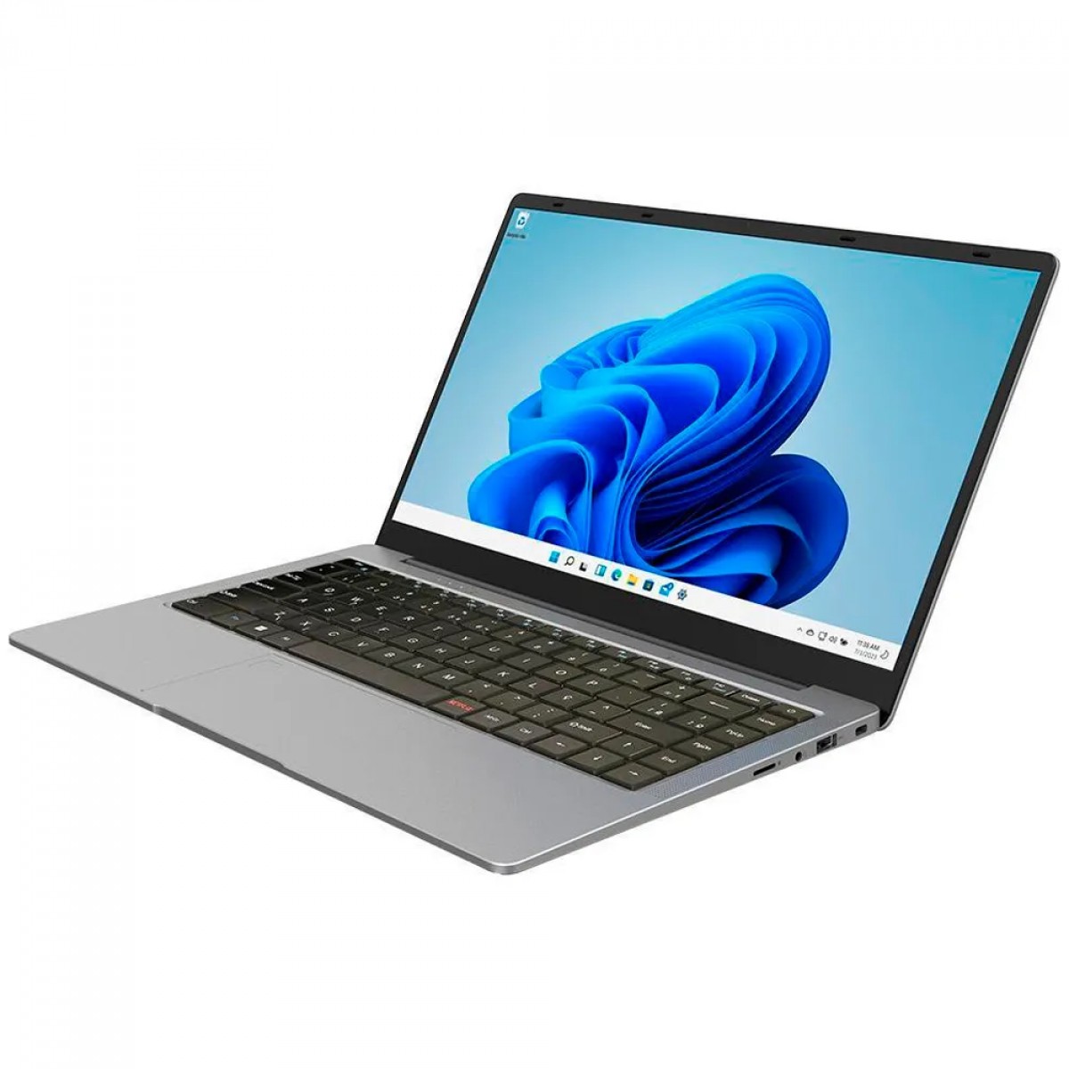 Notebook HQ Joy Intel Celeron / 4GB DDR4 / SSD 128GB / 14.1" Full HD / Win 11 / Cinza / NHJ-W11H-CE1
