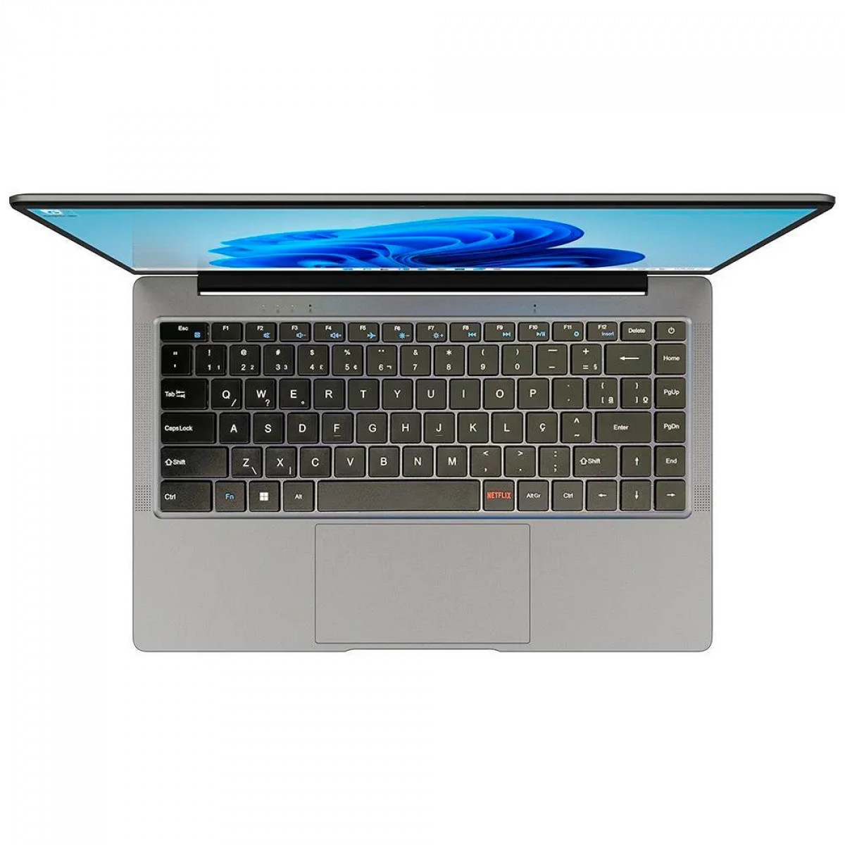 Notebook HQ Joy Intel Celeron / 4GB DDR4 / SSD 128GB / 14.1" Full HD / Win 11 / Cinza / NHJ-W11H-CE1