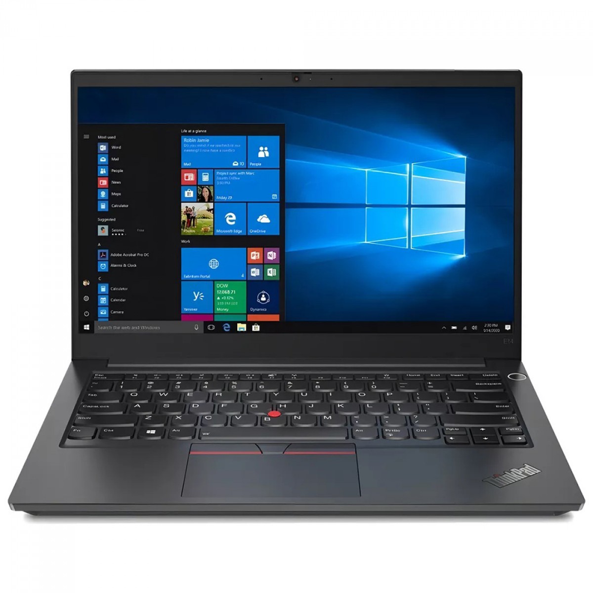 Notebook Lenovo Thinkpad E14 G4 Intel Core i7 1255U / 16GB DDR4 / SSD 512GB / 14" Full HD / GeForce MX 550 / Windows 11 / Preto / 21E4001MBO