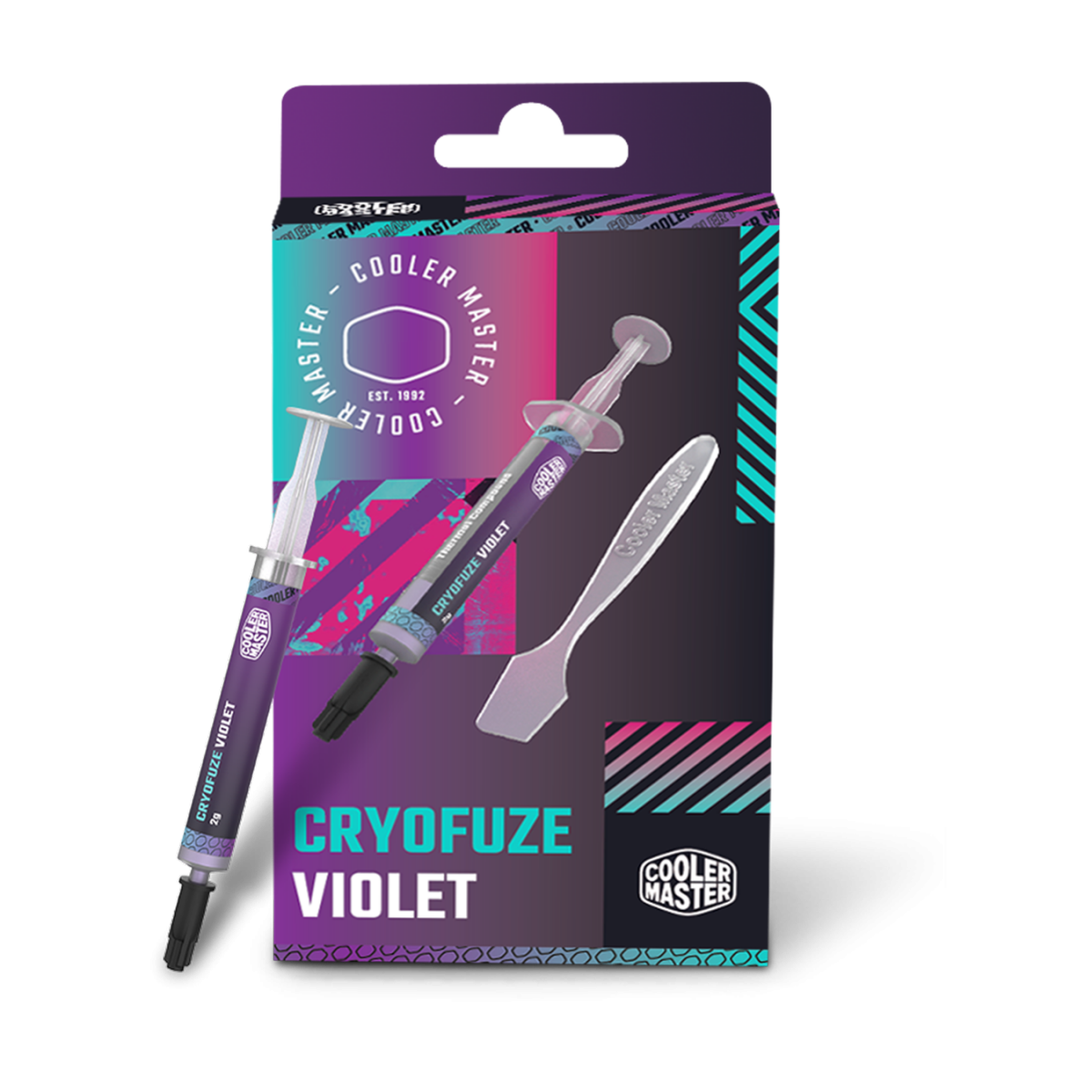 Pasta Térmica Cooler Master Cryofuze Violet, 2G, 0,7ml, Roxo, MGY-NOSG-N07M-R1