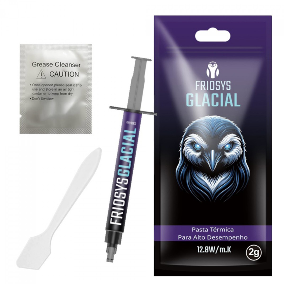 Pasta Térmica Friosys Glacial 2G, 12.8W/mK, FSYGCL2G